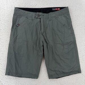 FUBU Shorts Mens 34 Black Reversible Chino Cotton Hip Hop Casual Y2K